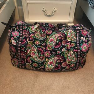 Vera Bradley large duffel bag in Petal Paisley